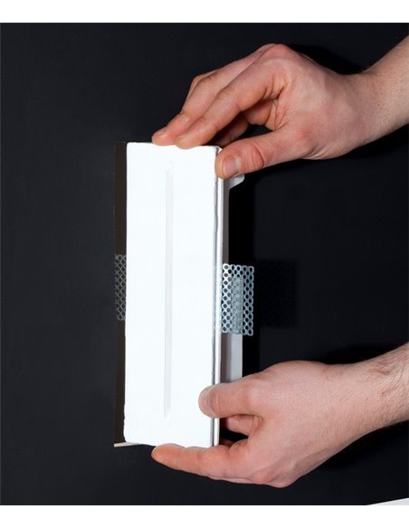 Plas recessed wall light - Faro - White plasterboard light, LED 3000K, 7.5 cm