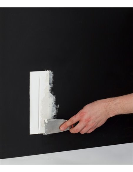 Plas recessed wall light - Faro - White plasterboard light, LED 3000K, 7.5 cm