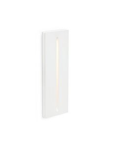Plas recessed wall light - Faro - White plasterboard light, LED 3000K, 7.5 cm 2