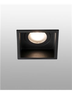 Hyde recessed downlight - Faro - Downlight square, GU10, IP44, 8.9 cm