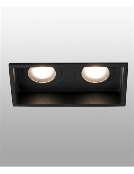 Hyde recessed light - Faro - 2 Spotlights, IP44, 17.1 cm