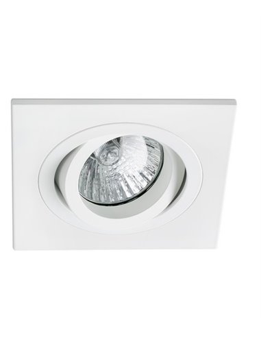 Downlight Radon ceiling spotlight - Faro - Square lamp GU10, 9.2 cm