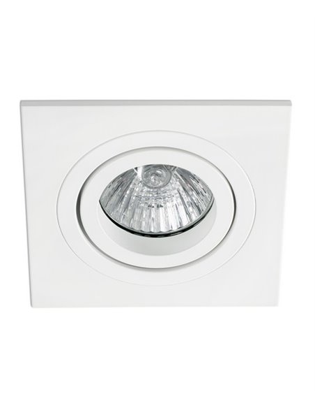 Downlight Radon ceiling spotlight - Faro - Square lamp GU10, 9.2 cm