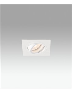 Downlight Radon ceiling spotlight - Faro - Square lamp GU10, 9.2 cm