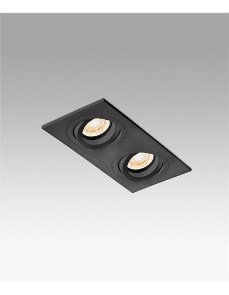 Radon Downlight - Faro - 2 lights, 18 cm, GU10