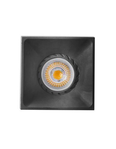 Neon square recessed ceiling light - Faro - GU10 lamp, 7.5 cm