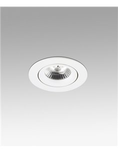 Nais recessed ceiling spotlight - Faro - Downlight LED 2700K, Ø 8.5 cm