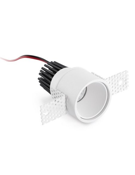 Fox ceiling downlight - Faro - Round lamp, LED 2700K, Ø 7.8 cm