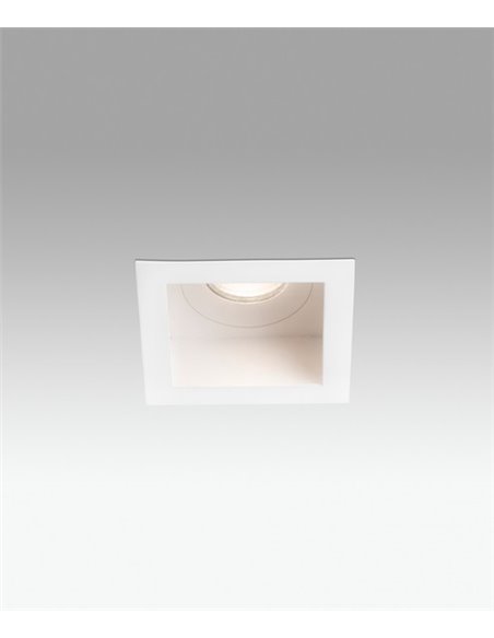 Moist recessed downlight - Faro - Bathroom downlight white, IP44, 5.6 cm