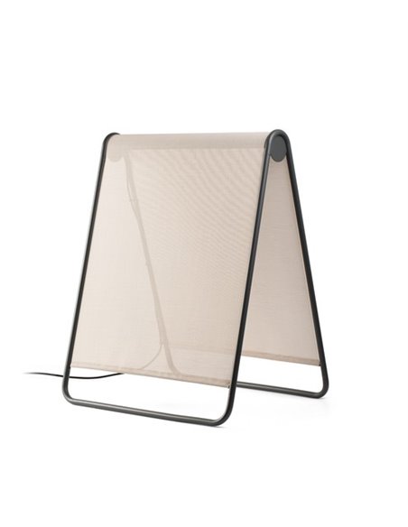 Cadaques outdoor floor lamp - Faro - Textile lampshade, LED 2700K, 81 cm