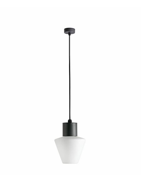Mistu outdoor pendant light - Faro - Dark grey, IP44