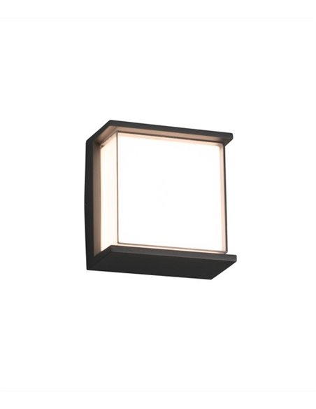 Hikari outdoor wall light - Faro - Aluminium dark grey, LED 3000K, 17 cm