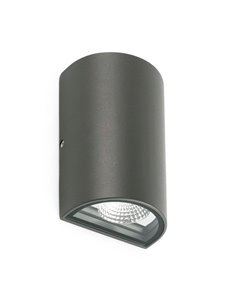 Lace outdoor wall light - Faro - Dark grey, IP54, LED 4000K 2