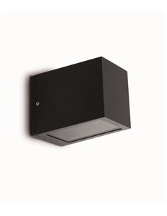 Lacre outdoor wall light - Faro - Grey aluminium, IP54 2