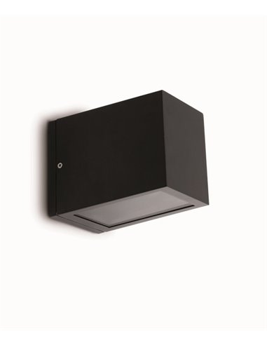 Lacre outdoor wall light - Faro - Grey aluminium, IP54