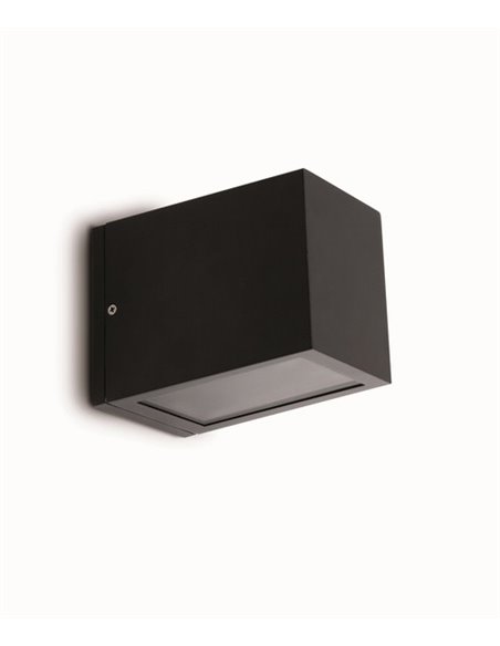 Lacre outdoor wall light - Faro - Grey aluminium, IP54