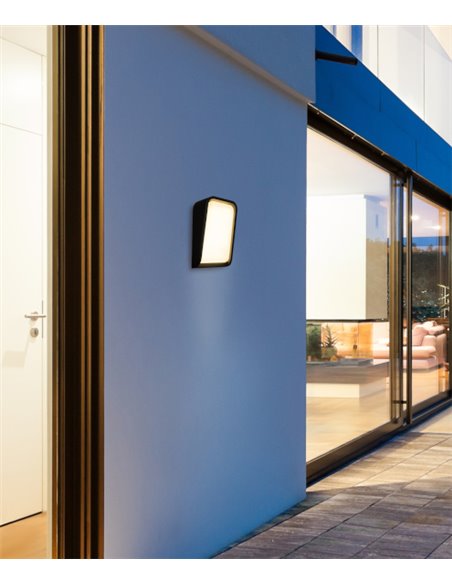 Mask outdoor wall light - Faro - Saltwater environments, LED 3000K