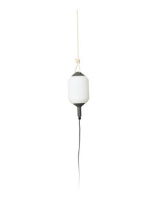 Saigon outdoor portable light and pendant light - Faro - Dark grey+white