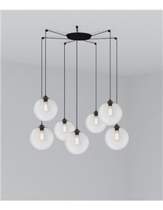 Clara pendant light - Faro - 7 lights E27