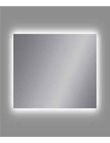 Estela illuminated bathroom mirror - ACB - Touch-sensitive mirror, LED 3000K, 80-110 cm