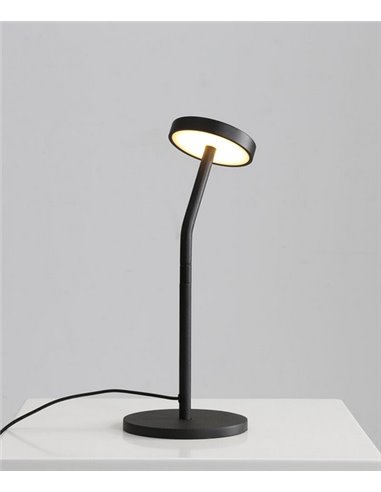 Corvus table lamp - ACB - Black lamp, LED 3000K