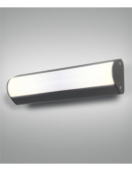 Aka outdoor wall light - ACB - Black outdoor light, 30 cm