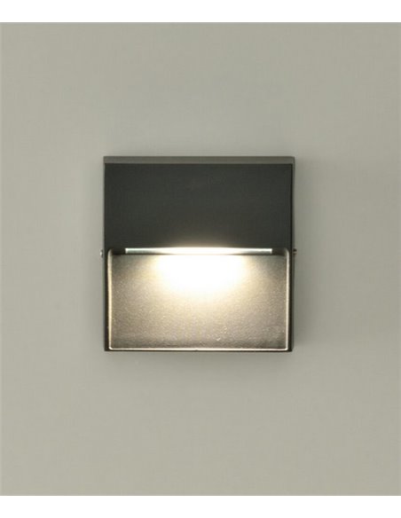 Nashira Outdoor Wall Light - ACB - Anthracite lamp, IP65, LED 3000K
