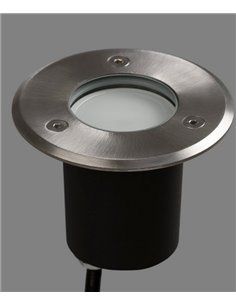 Nemo outdoor floor spotlight - ACB - Stainless steel light, 10 cm 2