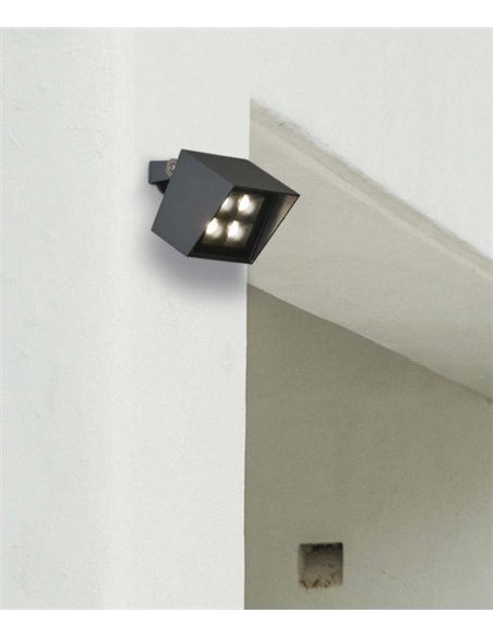 Apus outdoor floodlight - ACB - Anthracite lamp, IP65, LED 3000K