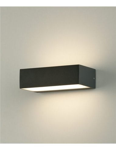 Draco outdoor wall light Draco - ACB - Anthracite wall light, 20.7 cm