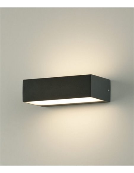 Draco outdoor wall light Draco - ACB - Anthracite wall light, 20.7 cm