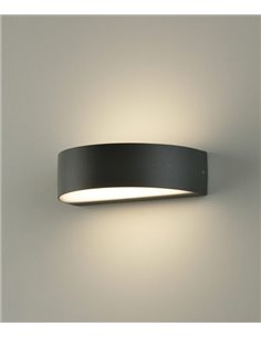 Aysel outdoor wall light - ACB - Outdoor wall light anthracite, 20.7 cm 2
