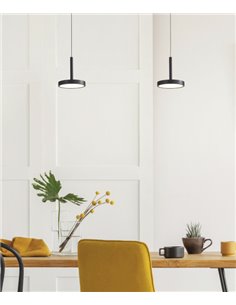 Corvus pendant light - ACB - Black lamp, LED 3000K