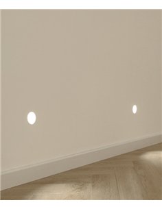 Thriller trimless recessed wall light - ACB - LED 3000K, Ø 10 cm