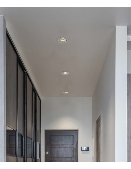 Musca recessed spotlight - ACB - Downlight white, 1xGU10, 9 cm