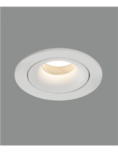 Musca recessed spotlight - ACB - Downlight white, 1xGU10, 9 cm 2