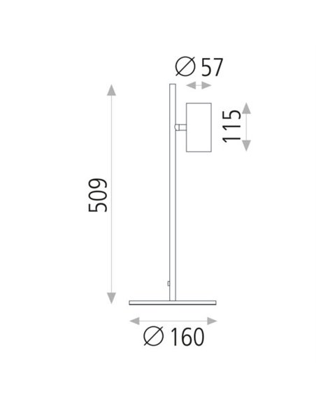 Gina table lamp - ACB - 1xGU10