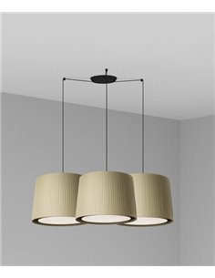 Samba pendant light - Faro - 3 Lampshades, Textil