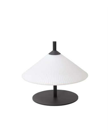 Saigon outdoor floor lamp – Faro – White R55 lampshade, 100 cm-200cm