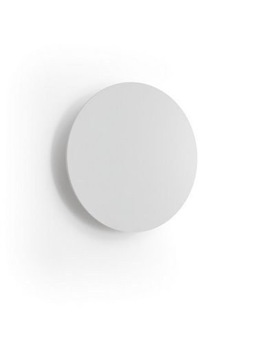 Aplique de pared Circular – Novolux Exo – Lámpara redonda, blanco y negro, 20-25 cm