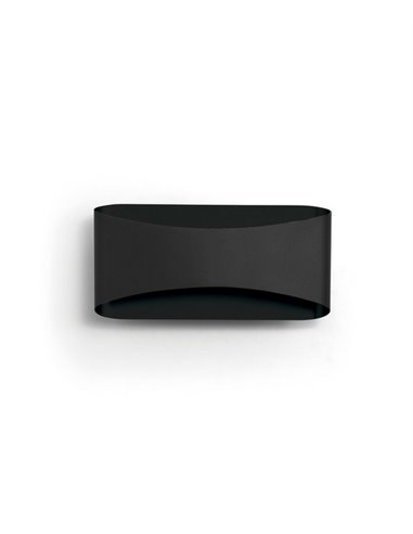 Aplique de pared Cooper – Novolux Exo – Aplique decorativo blanco y negro, LED 3000K, 24 cm