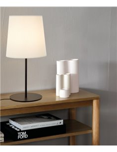 Manhattan table lamp - Massmi, Pleated parchment shade, Ø 30-35 cm