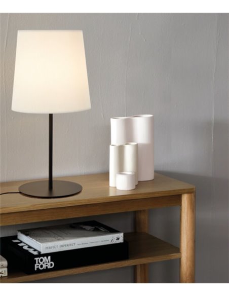 Manhattan table lamp - Massmi, Pleated parchment shade, Ø 30-35 cm