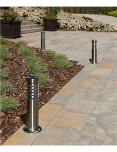 IP44 inox steel outdoor bollard light - Galerna - Dopo - Novolux