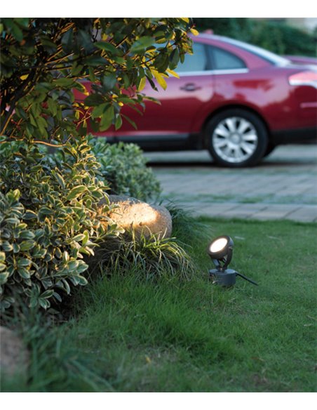 LED aluminum outdoor floodlight 3000K - Catania - Dopo - Novolux