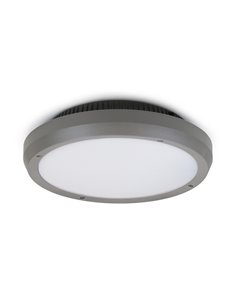 LED SMD grey technopolymer outdoor wall light - Delfi - Dopo - Novolux