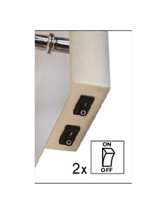 Aplique de pared Eda W 2