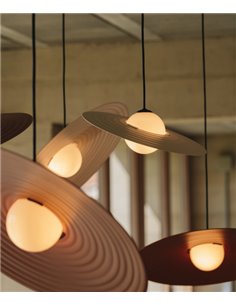 Symphony pendant light - Milan - Modern pendant lamp, Grey-Copper-Mink, Ø 30-45 cm