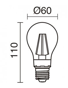 Bulb E27 6W 800lm in various colour temperatures - Novolux Lighting 2