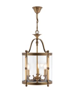 Pendant light - Copenlamp - Classic lantern in satin brass
